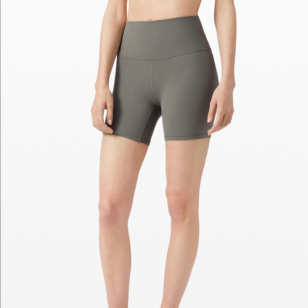 NWT Align shorts 6” in Grey Sage - Picture 1 of 7